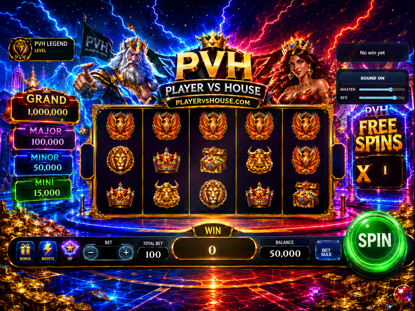 Legends slots spil