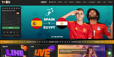 1xBit site preview