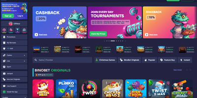 Binobet site preview