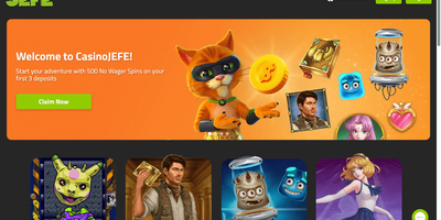 Casino JEFE websted forhåndsvisning