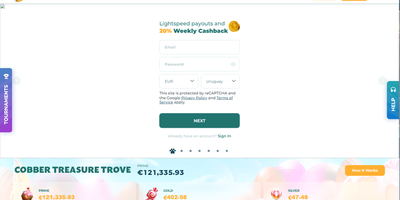 Cobber のサイトプレビュー