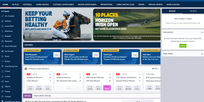 Coral websted forhåndsvisning