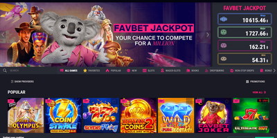 معاينة Favbet للموقع
