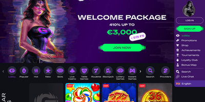Glitchspin site preview