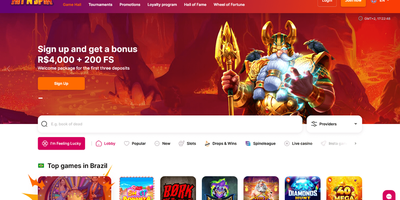 HitNSpin websted forhåndsvisning