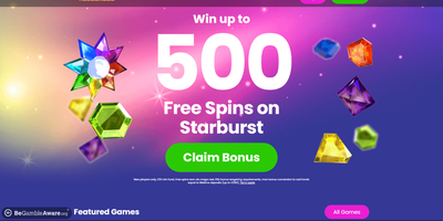 Hyper Slots websted forhåndsvisning