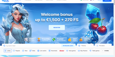 IceCasino websted forhåndsvisning