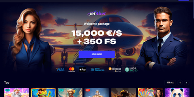Jet4bet websted forhåndsvisning