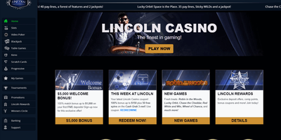 Lincoln webbplatsförhandsvisning