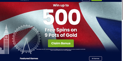 London Jackpots site preview