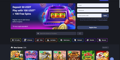 mBitCasino site preview