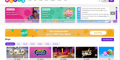 Mecca Bingo websted forhåndsvisning