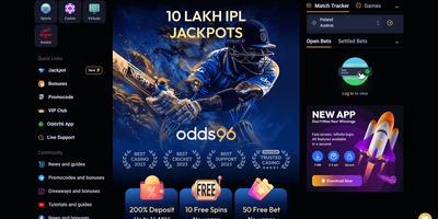 Odds96 site preview