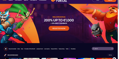Punterz site preview