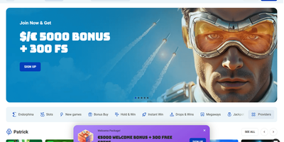 Rocket Spin site preview
