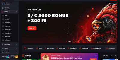 Rooster Bet site preview