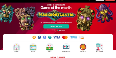 Ruby Slots websted forhåndsvisning