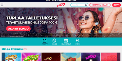 Slingo site preview