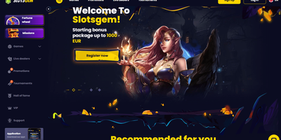 معاينة SlotsGem للموقع