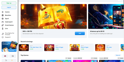 SpinBounty site preview