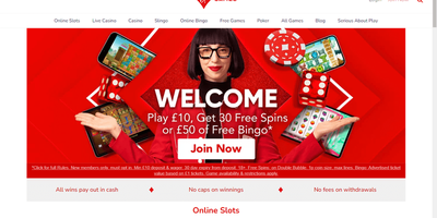 Virgin Games site preview