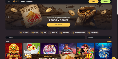 Wanted Win site preview