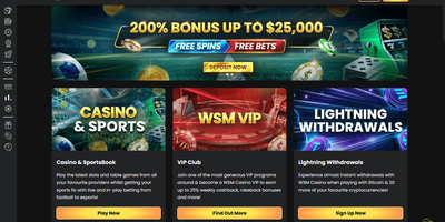 WSMCasino site preview