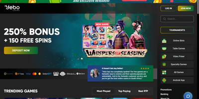 Yebo site preview